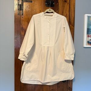 Cotton cream colored tunic from Toast.